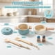 thumbnail image 2 of Set Cocina Juguete Madera WoodenEdu Ollas Utensilios FSC, 2 of 3