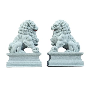 Magideal - Mini Estatuas De León De Piedra Para Decoración De Acuario, Colección De Decoración Feng Shui, Adorno De Acuario Para Escritorio De Entrada, Año Nuevo