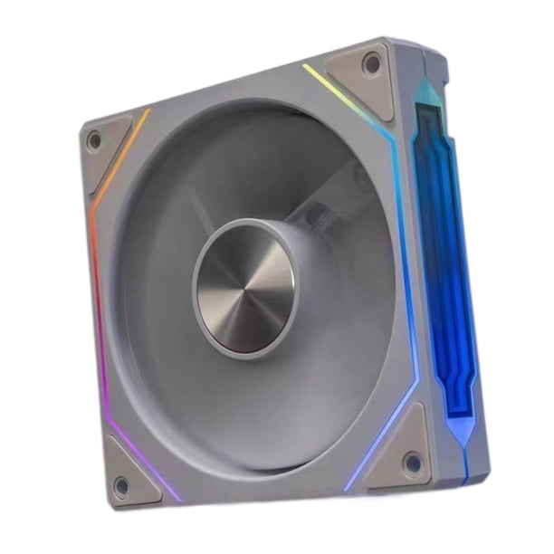 Ventilador De CPU 5V 3Pin ARGB De Alto Rendimiento Para Chasis De PC Ventilador De Refrigeración De Carcasa Silenciosa Aire Trasero Blanco