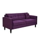 thumbnail image 2 of Sofa New Retro 3c Felpa 00 Morado, 2 of 6