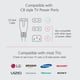 thumbnail image 5 of Cable de alimentación Mission Y Splitter para Apple TV - Universal, 5 of 6
