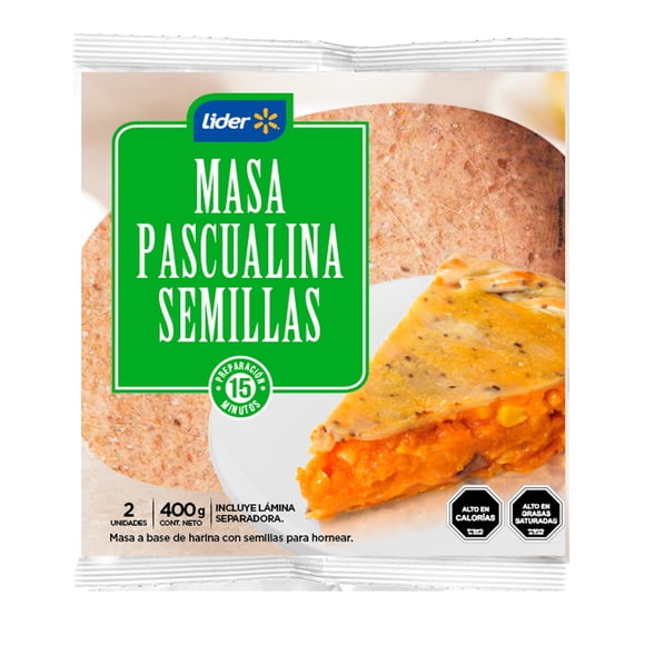 Masa Pascualina Con Semillas 2 Un, 400 g