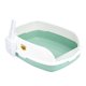 thumbnail image 2 of Caja De Arena Para Gatos, Caja De Arena, Bandeja De Arena Semicerrada A Prueba De Salpicaduras De Lados Altos, Verde, 2 of 5