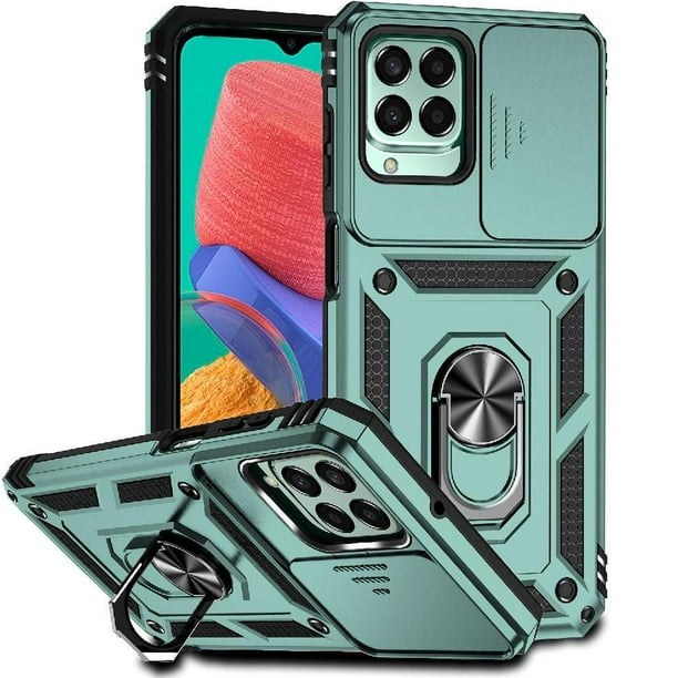 Estuche GANGXUN para Samsung Galaxy M33, soporte giratorio 360°, estilo mecánico y magnético
