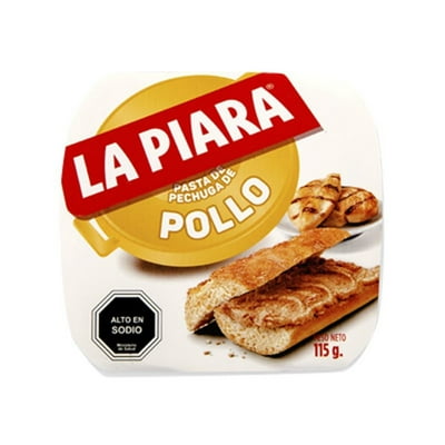 Pasta De Pechuga De Pollo Pote 115 G La Piara