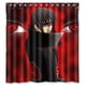 thumbnail image 1 of Cortina de ducha de Naruto para niño guapo, juego de cortina de baño con ganchos, tamaño 66 x 72 pulgadas, 1 of 3