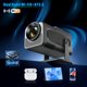 thumbnail image 2 of Proyector Mini Portátil, Proyector de Cine en Casa de Resolución Nativa 720P con 200 Lúmenes ANSI, WiFi 6 (2.4G/5G) y Bluetooth 5.0, Lámpara LED de 50,000Hrs, Pantalla de 30-150 Pulgadas, AirPlay/..., 2 of 13