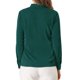 thumbnail image 3 of INSPIRE CHIC Blusas de Mujer de Manga Larga Chiffon Plisado con Lazo en el Cuello Camisa de Oficina XS Verde Oscuro, 3 of 8