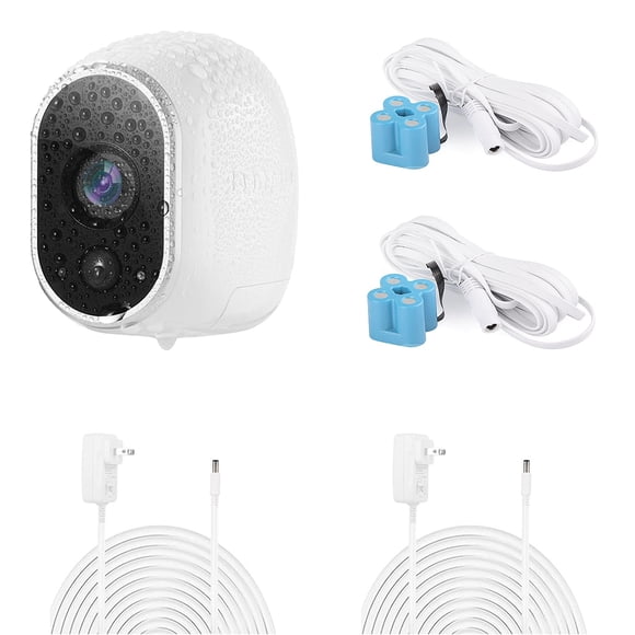 Adaptador de corriente ALERTCAM para Arlo Original con cable de 7,5 m, paquete de 2