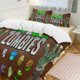 thumbnail image 1 of Plants Vs Zombies Quilt Set Thicken Soft 3 Pieces Bedding Set All Season Duvet Cove with 2 Pillowcases for Adult Women Girls Teens Home Room Decor, 1 of 5