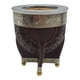 thumbnail image 1 of Mate Imperial Borravino de Calabaza Cuero Labrado con Alpaca cafe Aureo, 1 of 5
