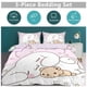 thumbnail image 2 of Cute Cinnamoroll Cartoon Duvet Cover Set Bedding Set 1 Duvet Cover And 2 Pillowcases 3D Cartoon Dog Printed Comfortable And Ultra Soft Bed Set Room Decor for Bedroom, 2 of 5