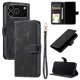 thumbnail image 1 of Funda Cartera para iPhone 17 Pro Tapa con Ranuras, Soporte y Correa Negro, 1 of 5