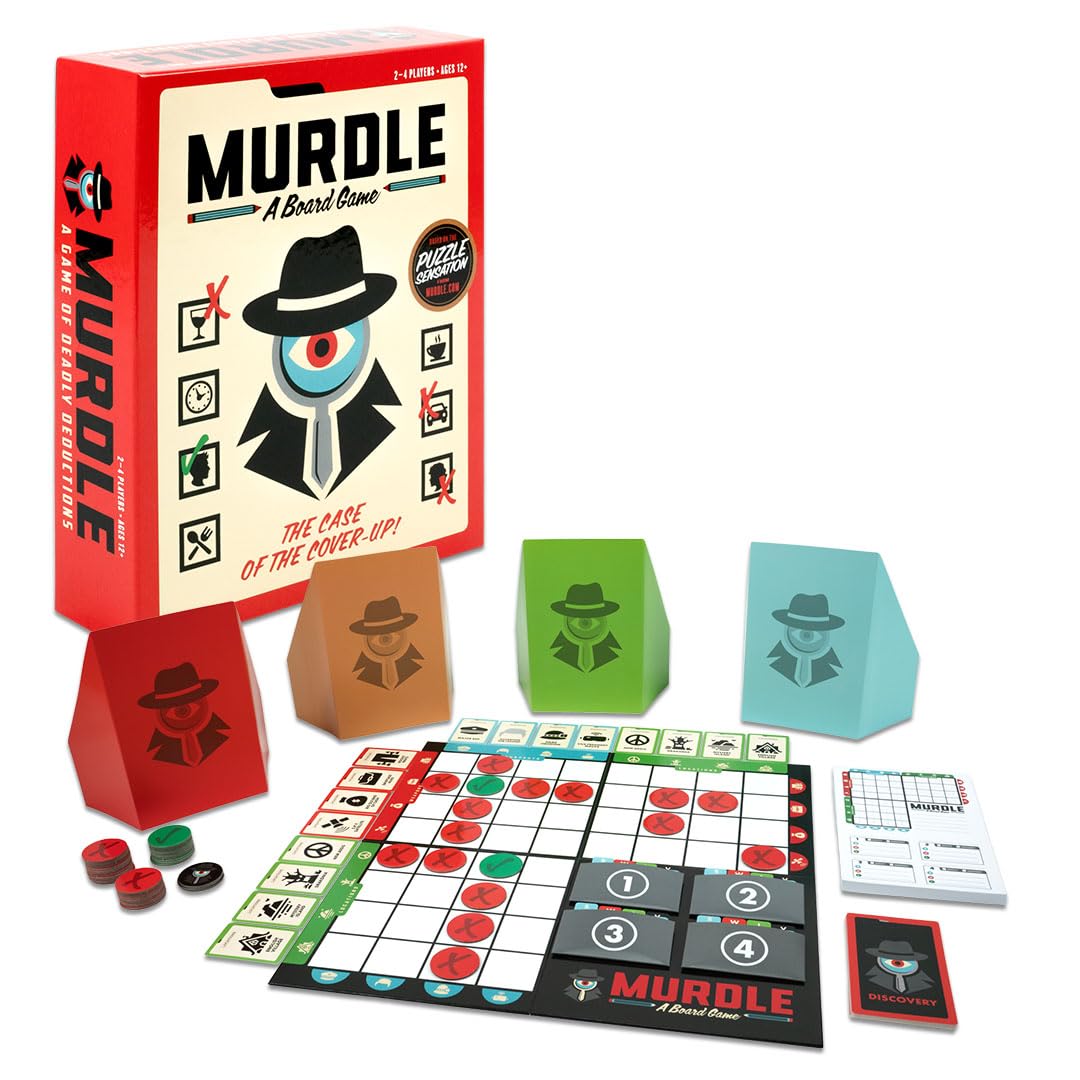 Goliath - Juego De Mesa Endless Games Murdle Murder Mystery 2-4 Jugadores