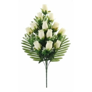 Genérico - Set 2 Flores Artificiales Ramo Capullos Floral Follaje Jhn