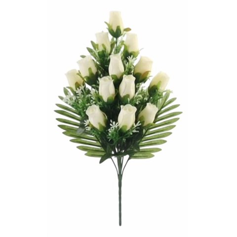 Genérico - Set 2 Flores Artificiales Ramo Capullos Floral Follaje Jhn