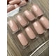 thumbnail image 2 of Uñas Press-on Cuadradas Largas 24pcs Tonos Nude Rosa Postizas Reutilizable, 2 of 7