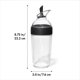 thumbnail image 3 of Mezclador de aderezos para ensaladas OXO Good Grips, transparente, grande, 355 ml, 3 of 7