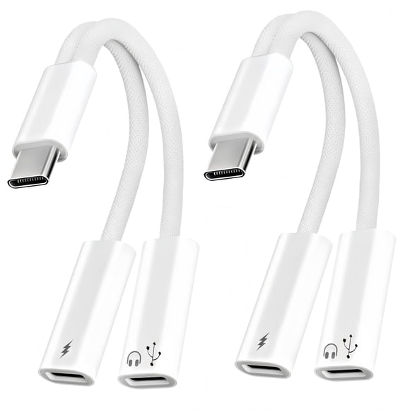 Divisor USB‑C basecolors 1 entrada 2 salidas 60 W PD Audio
