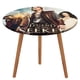 thumbnail image 1 of La leyenda del buscador-theme Fitted Round Tablecloths Elastic Edged Table Covers Waterproof Table Cloth for Kitchen Holiday Party Tables Decor 150cm, 1 of 6