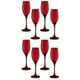 thumbnail image 1 of Set 8 Copas Flute Rouge Full Color Rojo 180mL Allegra Vidrio, 1 of 3