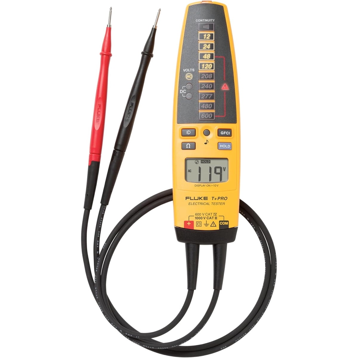 Lader - Tester Elactrico Fluke Tpro Voltametro Digital 600v Cat Iii