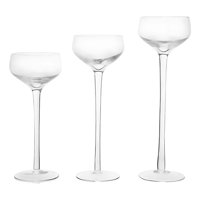 Genérico - Set Portavelas Altos Estilo Copa Elegancia Moderna Jhn