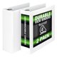 thumbnail image 1 of Binder Samsill Durable de 4 pulgadas con anillo en D blanco con cierre, paquete de 2, 1 of 7