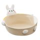 thumbnail image 3 of Cama Para Gatos Con Cuerda De Algodón, Alfombrilla Para Rascar, Almohadilla Cálida Para Salón, Cama Para Perros Pequeños, Conejo L, 3 of 3