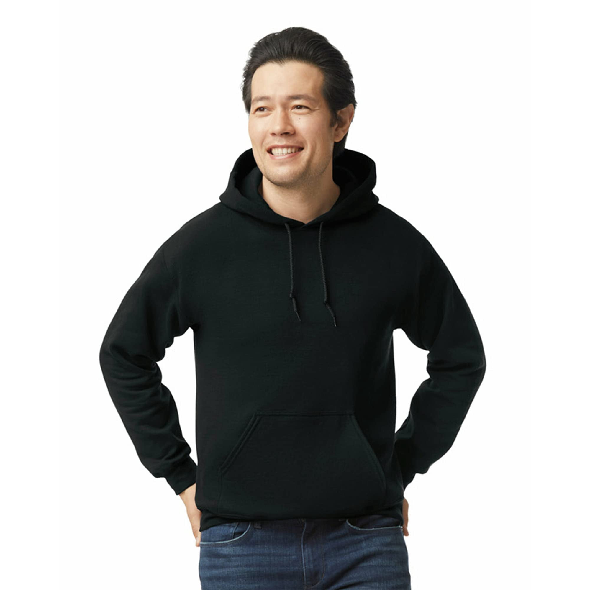 GILDAN paledusk ブラックフーディ Mサイズ Sudadera con capucha Gildan de forro polar para adulto G18500