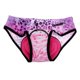 thumbnail image 2 of Ropa Interior De Ciclismo Para Mujer Pantalones Cortos De Montar En Bicicleta Acolchados En 3D M Pink Snow Leopard, 2 of 5