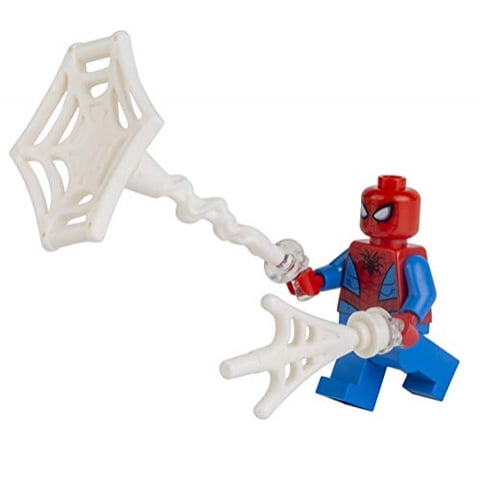 Figura Deluxe Lego Superheroes De Spiderman Con Accesorios Web Blast