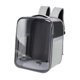 thumbnail image 1 of Mochila Para Gatos, Portátil, Transparente, Con Parte Delantera, Para Viajes, Para Actividades Al Aire Libre, Color Gris, 1 of 2