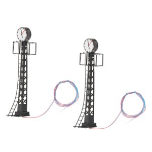 Bothyi - 2 Piezas De Luces De Ferrocarril Modelo Escala Ho Para Accesorios De Iluminación De Jardín De Hadas Negro
