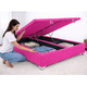 thumbnail image 4 of Base Cama Baúl 2 Plazas FELPA Rosado Barbie | Diseño Premium + Gran Almacenaje, 4 of 4