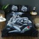thumbnail image 1 of Ride Or Die Halley Motorcycle Quilt Duvet Cover Set Double Queen3-Piece Bedding Set, 1 of 5
