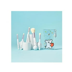 Flalia - Set De 5 Brochas Extra Suaves De Pelo Sintético -