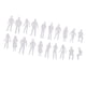 thumbnail image 4 of Kit De Minifiguras Arquitectónicas De Personas, Modelo Sin Pintar, Escala 1/50, 20 Piezas, 4 of 5