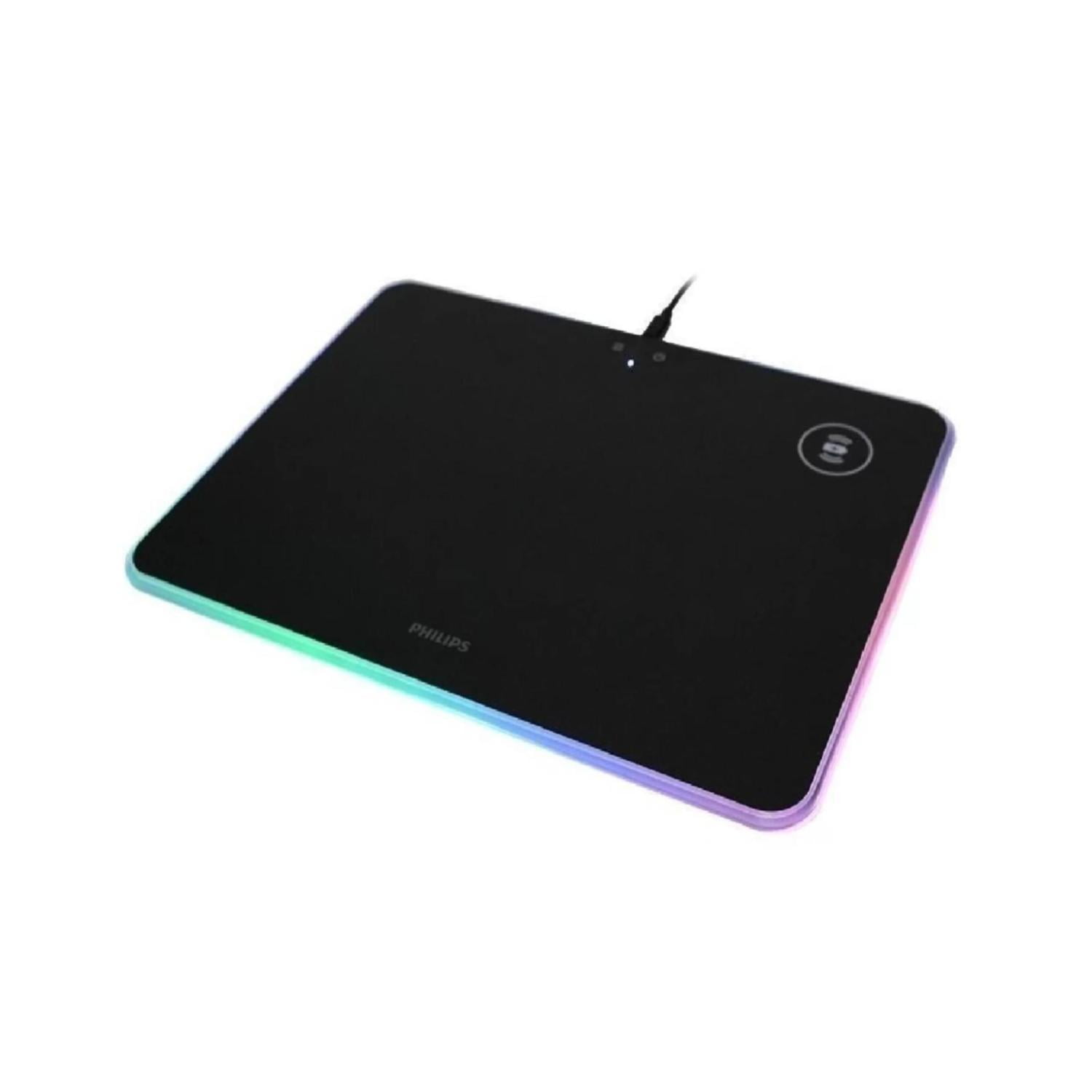 Philips - Mousepad Gamer Rgb 35x25x5cm Con Carga Inalambrica