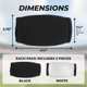 thumbnail image 4 of Almohadillas para Correa de Barbilla Tourna Pack 2 - Negro/Blanco, 4 of 4