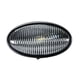 thumbnail image 5 of Luz de porche LED ovalada Arcon 20681 con interruptor, negra, 5 of 6