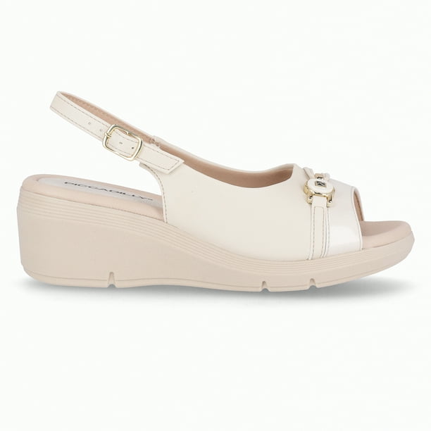 Sandalia Mujer Crema Cecilia 339 Piccadilly