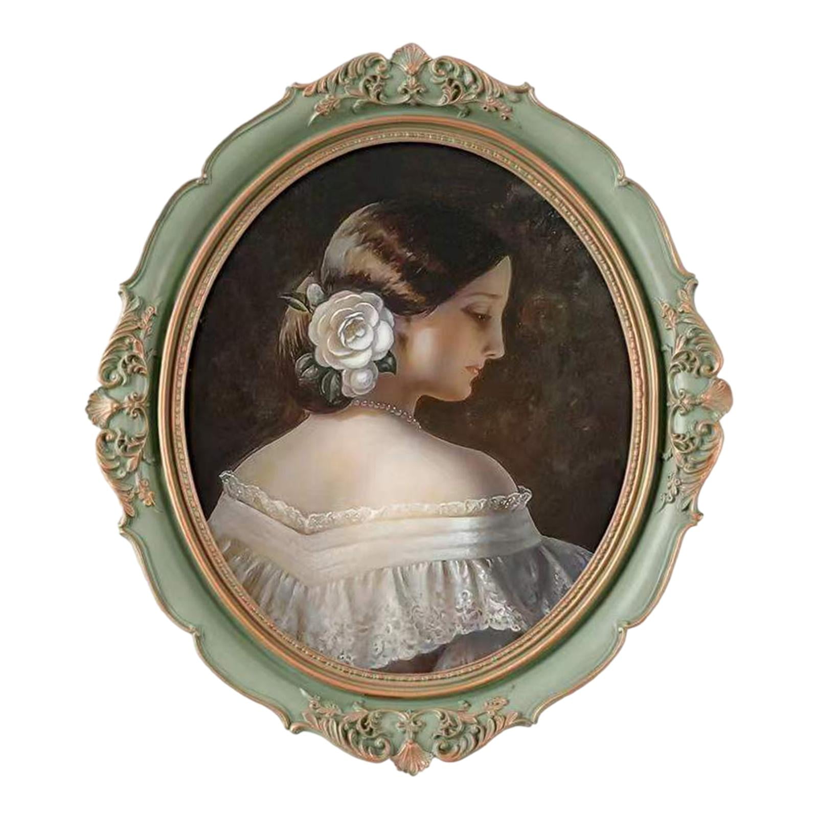 Bothyi - Decoración Elegante De Lujo Del Regalo Del Colgante De Pared De La Mesa Del Marco Antiguo De La Foto