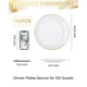 thumbnail image 3 of Platos desechables Nervure Gold Plastic 26 cm 100 piezas, 3 of 9
