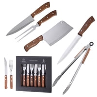 Set Parrilla 13 Piezas Acero Inoxidable Arthome Par42