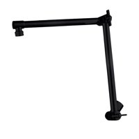 Bothyi - Brazo De Extensión Para Cabezal De Ducha De 18'', Altura Ajustable, Fácil De Montar, Color Negro Mate