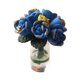thumbnail image 2 of Planta De Casa De Muñecas Muebles De Casa De Muñecas Para Mini Casa Modelo Casa De Muñecas Regalos Azul Oscuro, 2 of 5