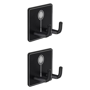 Ioensy - Gancho Para Raqueta De Bádminton De 2 Piezas, Gancho Para Colgar En Estante De Raqueta Montado En La Pared De Metal