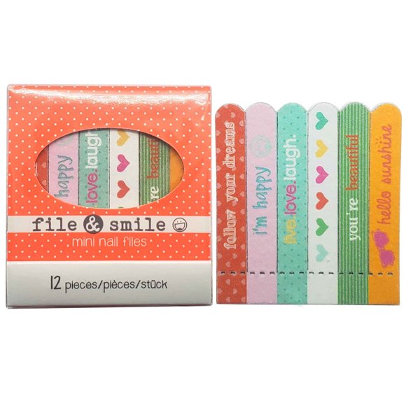 Lima de uñas P2P Nails – Set de 12 mini limas de esmeril