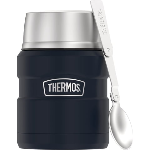 Tarro De Comida Thermos Stainless King Con Aislamiento Al Vacío, 470 Ml, Azul